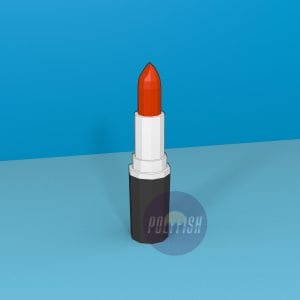 DIY Lipstick #2 template Papercraft PDF