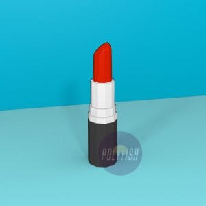 DIY Lipstick #3 template Papercraft PDF