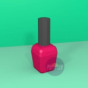 DIY Nail Polish #1 template Papercraft PDF