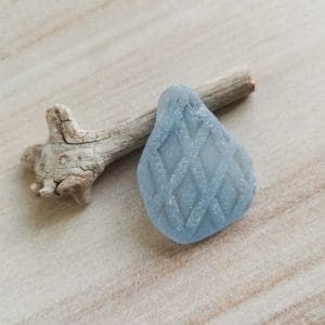 Blue sea glass B121