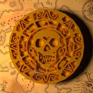 DIY Aztec Coin template Papercraft PDF