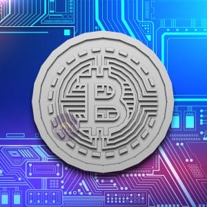 DIY Bitcoin Coin template Papercraft PDF