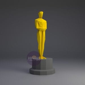 DIY Oscar template Papercraft PDF