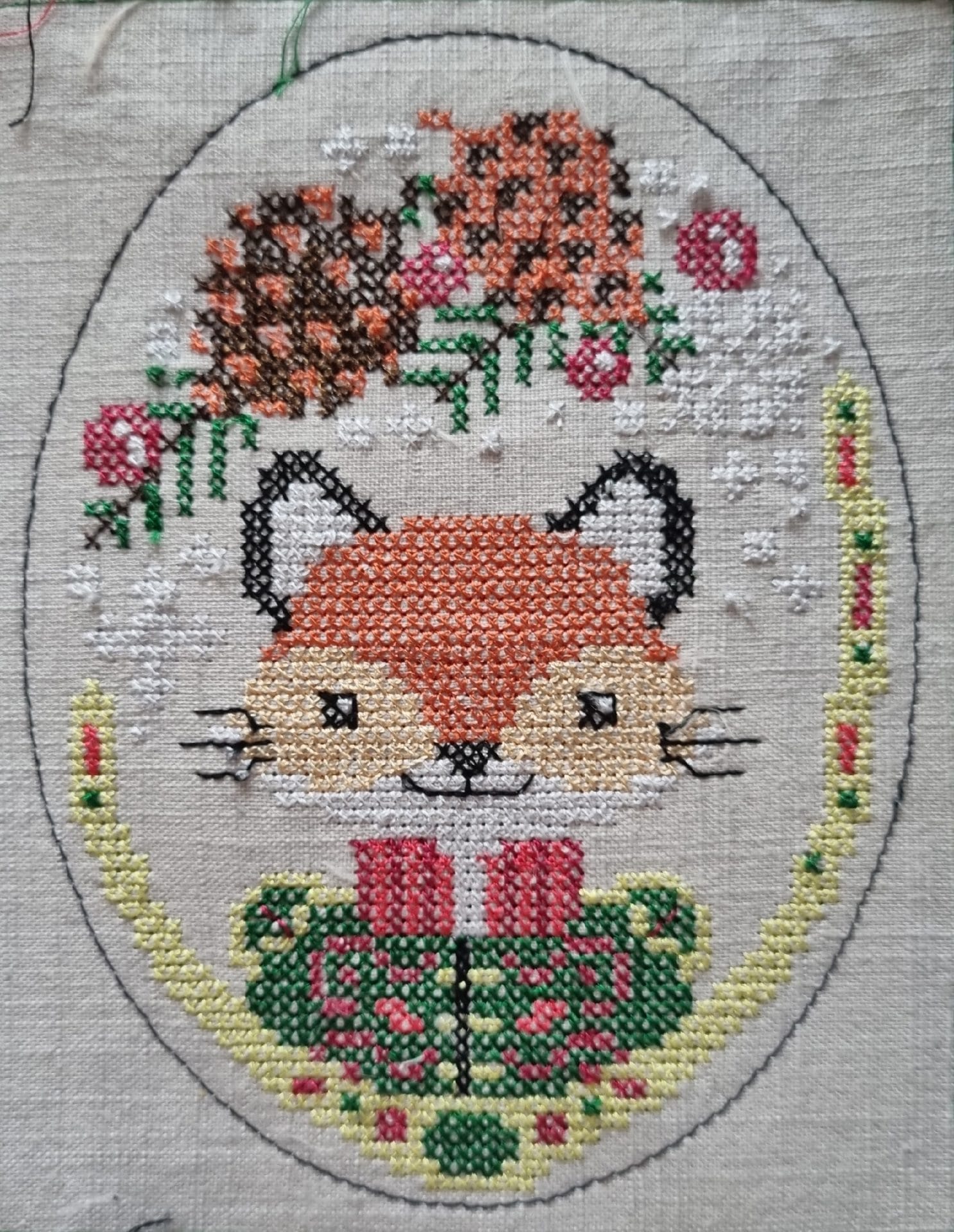 Set of two embroidery designs "Fox-boy" and "Fox-girl" 4 Set of two embroidery designs "Fox-boy" and "Fox-girl" - Image 4