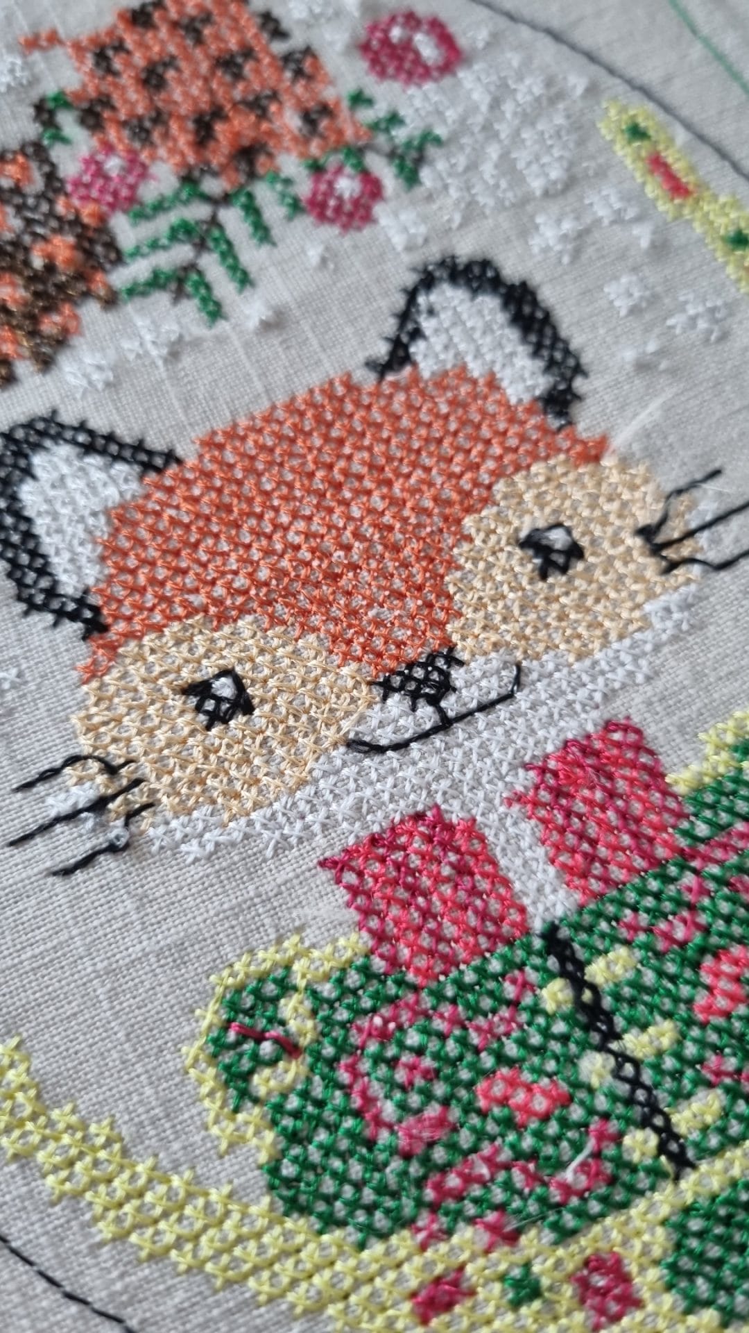 Set of two embroidery designs "Fox-boy" and "Fox-girl" 1 Set of two embroidery designs "Fox-boy" and "Fox-girl"