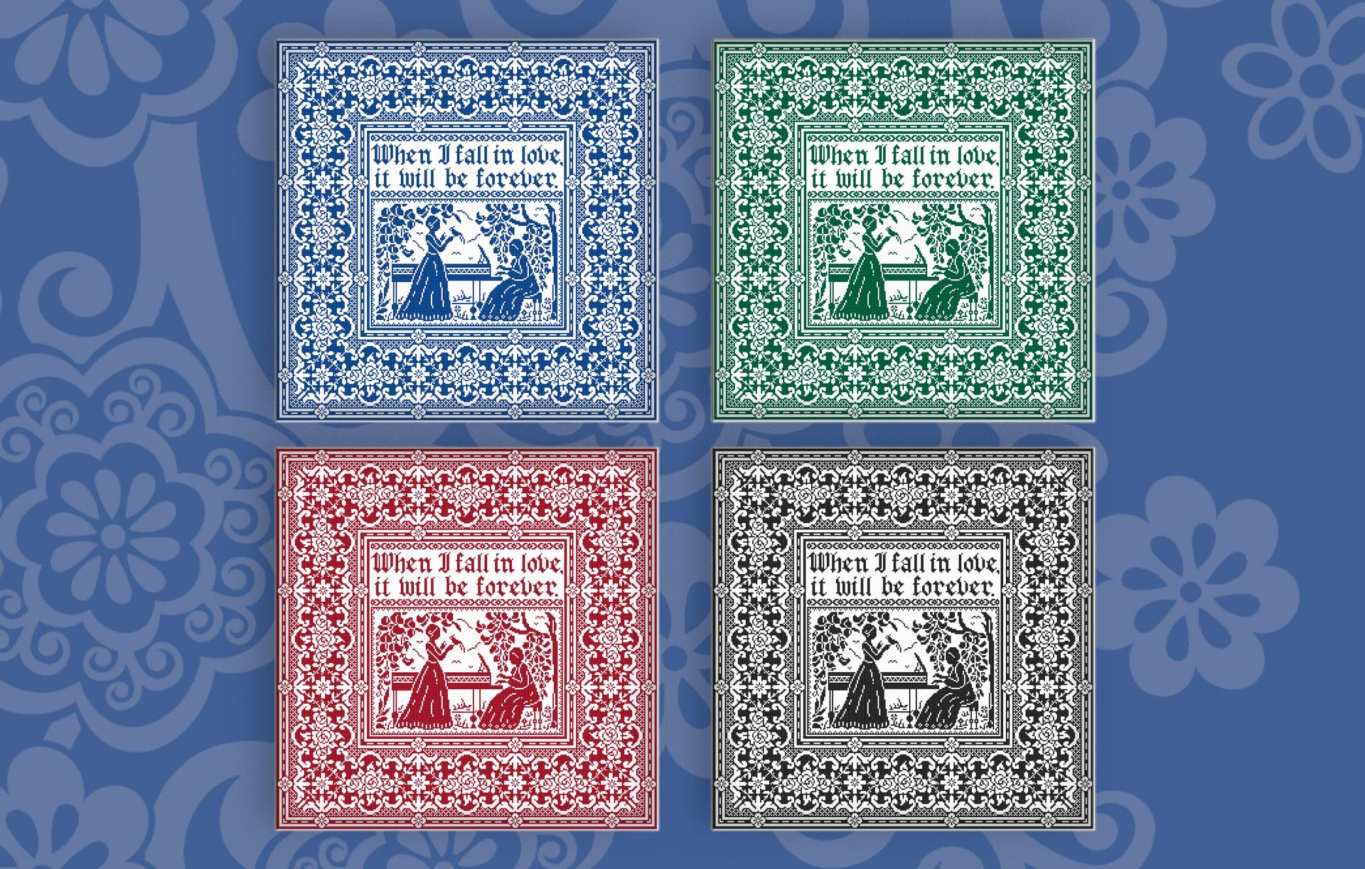 Cross stitch pattern Sense and Sensibility Sampler 4 Cross stitch pattern Sense and Sensibility Sampler - Image 4