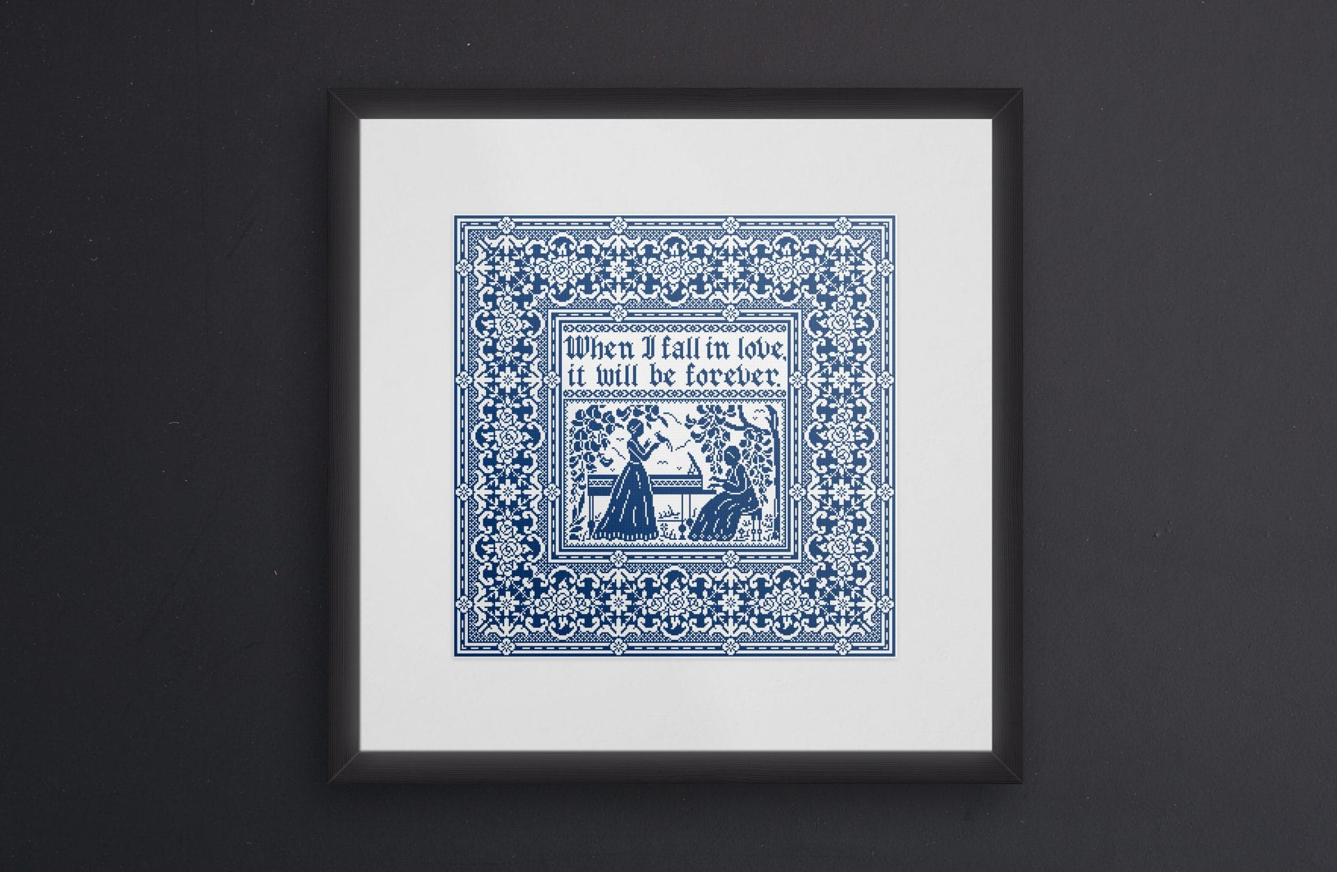 Cross stitch pattern Sense and Sensibility Sampler 6 Cross stitch pattern Sense and Sensibility Sampler - Image 6