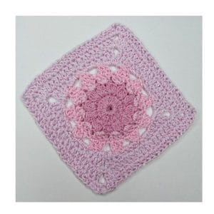 Crochet granny square or doily pattern