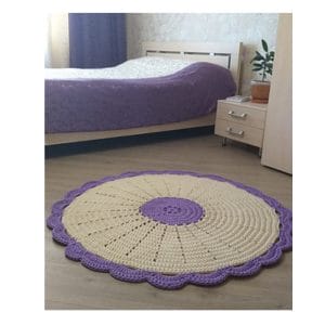 Crochet rug or carpet