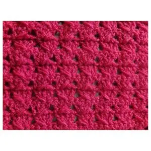 crochet pink blanket