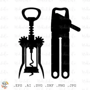 Kitchen Utensils Tools Svg Silhouette Cricut