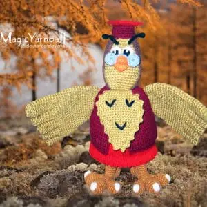 Clever Owl, crochet amigurumi pattern, Instant Digital, format PDF This list is for crocheted only in PDF format. Finished products are not included. This is an instant download of a PDF file immediately after purchase.