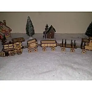 1 Successful Cnc Router Files Сhristmas Train Dxf Laser Cutting