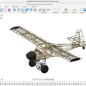 RC Bush plane Just Aircraft SUPERSTOL KIT for laser cut, a complete project for production