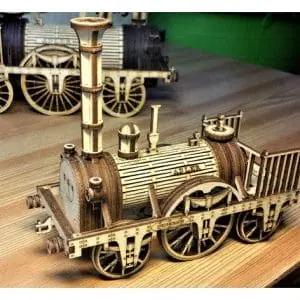 1 Successful Cnc Router Files Locomotive 4 mm Dxf Laser Cutting