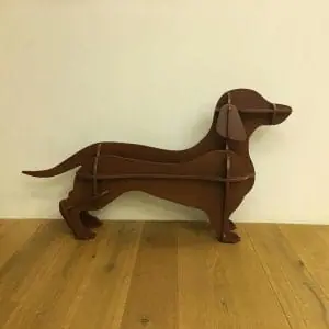 1 Successful Cnc Router Files Shelf - Dachshund Dxf Laser Cutting