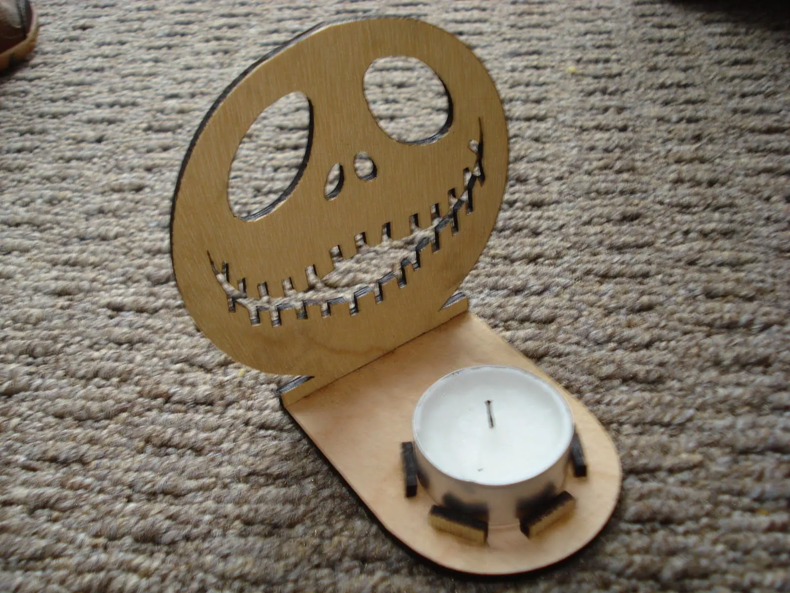 1 Successful Cnc Router Files Halloween Candle Holder Dxf Laser Cutting