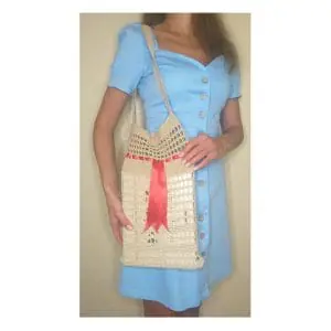 Crochet tote, market or beach bag pattern