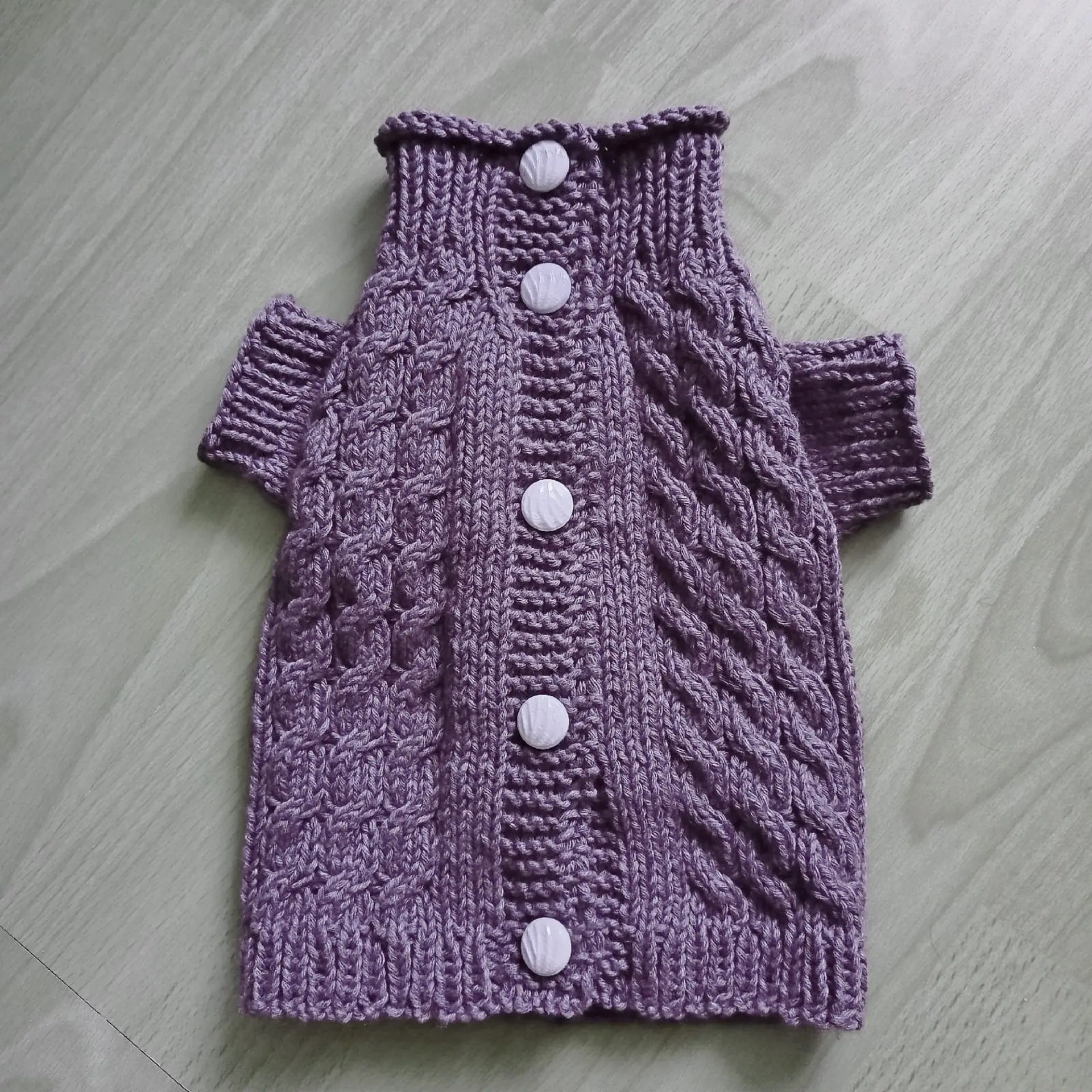 Cardigan for a cat Blues pattern 4 Cardigan for a cat Blues pattern - Image 4