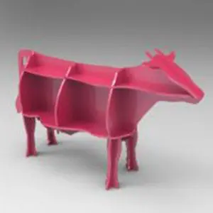 1 Successful Cnc Router Files Shelf - Cow Dxf Laser Cutting
