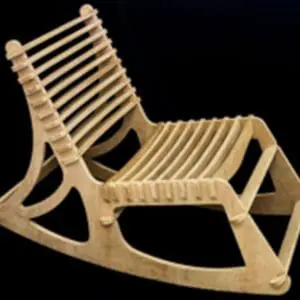 1 Successful Cnc Router Files Rocking Chair Dxf Laser Cutting