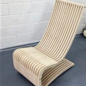 1 Successful Cnc Router Files Parametric Chair Dxf Laser Cutting