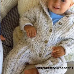 Baby Romper Knitting Pattern Digital Download PDF