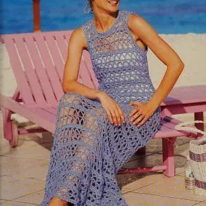 Crochet dress pattern Digital download PDF