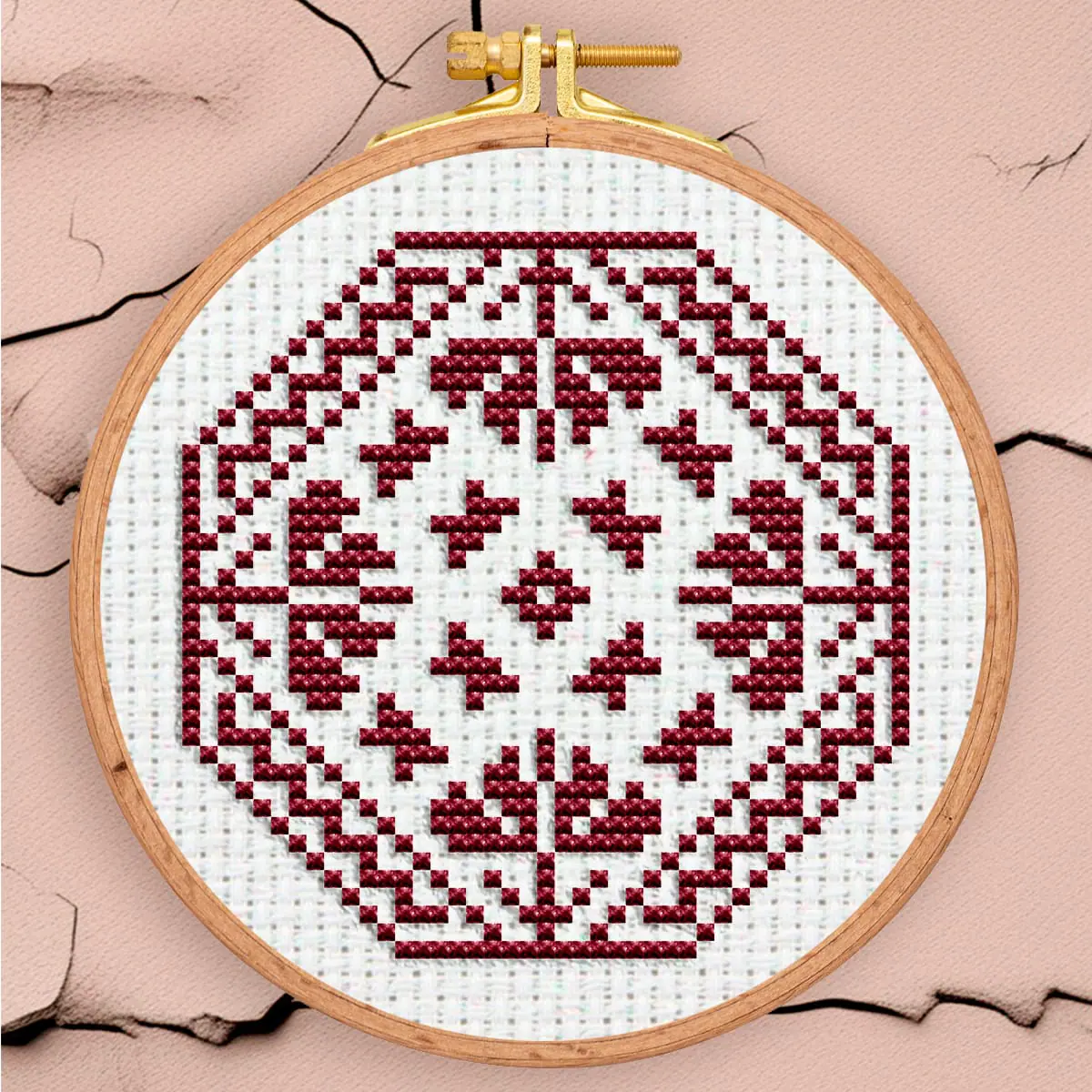 Cross stitch pattern Quaker Sampler - Crealandia pdf