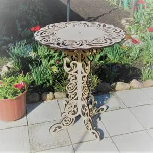 1 Successful Cnc Router Files Round Table Dxf Laser Cutting
