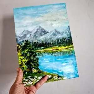 Rocky Mountain Painting Colorado Original Art