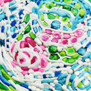 Mosaic multicolor Polymer clay sliders for the regaliz leather Bracelet (Copy)