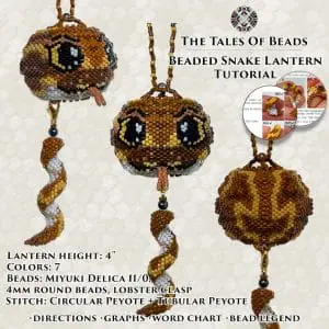 beaded snake tutorial