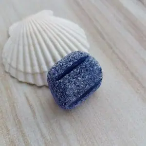 Cobalt blue sea glass B127