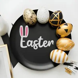 Easter Sign With Ears