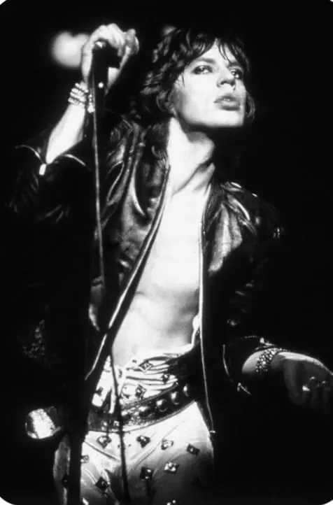 Mick Jagger order Painted denim jacket personalized Gift (Copy)