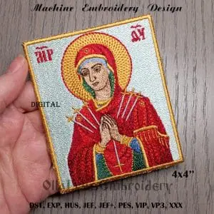 Softening Of Evil Hearts embroidery design