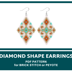 earrings bead pattern