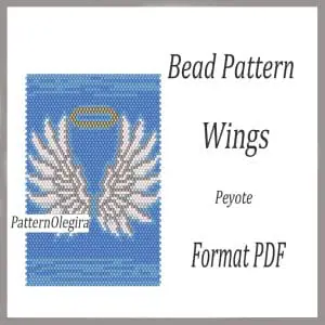 Wings bead pattern Wings bead tapestry pattern Bead Berd patterns Olegirabeadpatterns