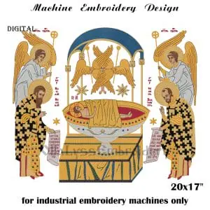 Liturgy of the Holy Fathers embroidery design