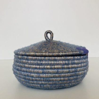 Mini storage basket with lid 14.5 cm x 9 cm Free shipping