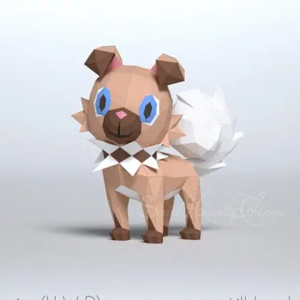 3d Papercraft – Baby Rocabot – PDF DXF Templates