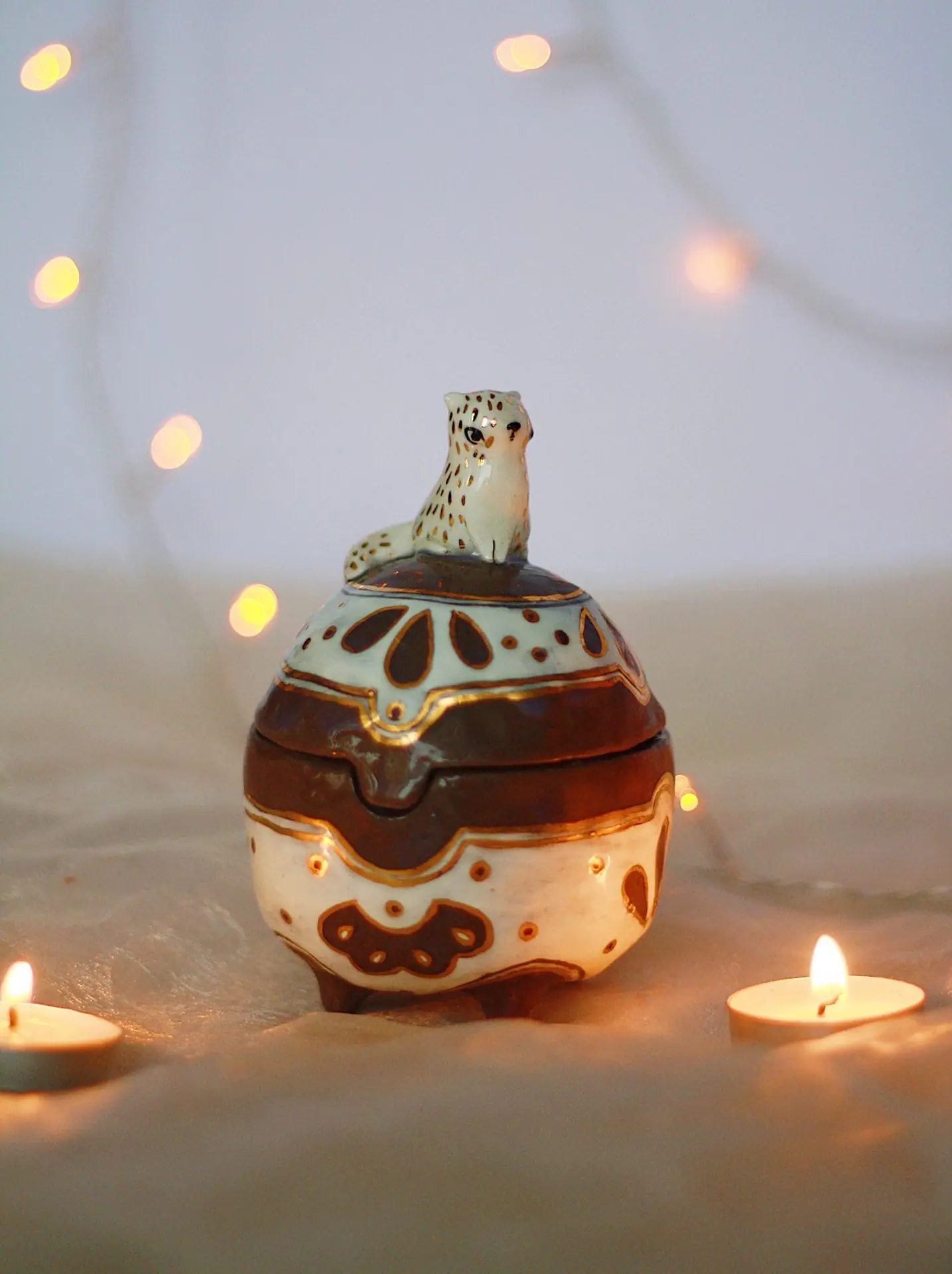 Ceramic Cat Jar