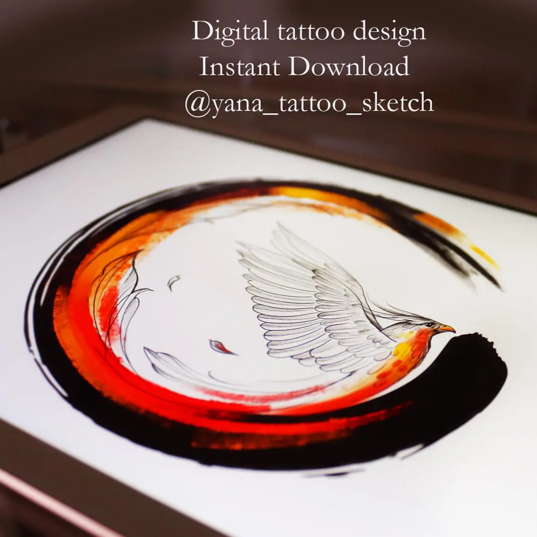 Enso Tattoo Design Enso Phoenix Tattoo Idea Sketch