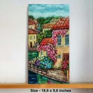 Street Venice Painting Original Art