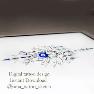 Evil Eye Tattoo Design Greek Evil Eye Lotus Flower Tattoo Ideas