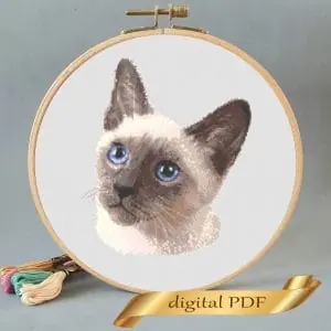 cat pattern pdf cross stitch