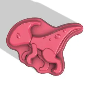 Parasaurolophus STL file for vacuum forming and 3D printing