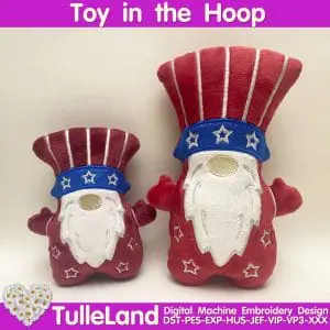 Gnome-USA-Stuffed-Toy-In-The-Hoop-Design-ITH-Pattern--Stuffed-Plushie-Machine-Embroidery-digital-design