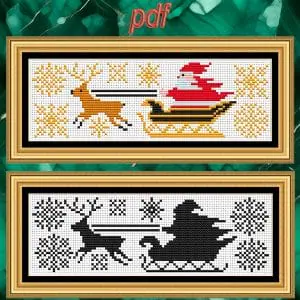 Cross stitch pattern Santa